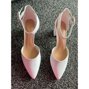 Women'S Peep Toe Sandals With Ankle Strap, Buckle Closure And Slip